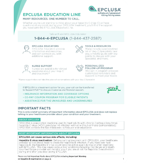 Thumbnail of EPCLUSA education line resource card